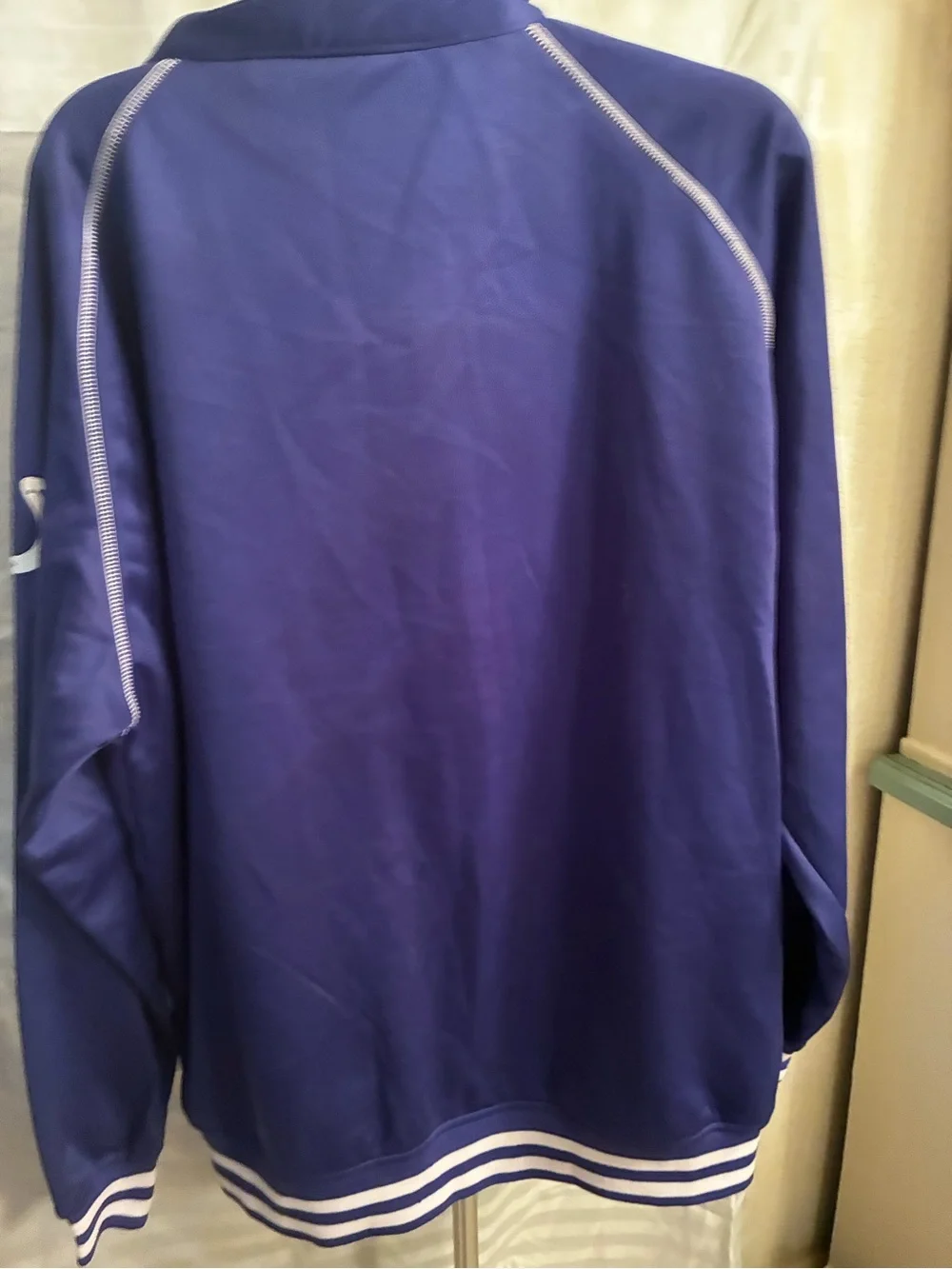Majestic Purple Colts Full-Zip Varsity Jacket
